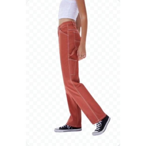 American Apparel The Crop Carpenter Denim Jean High Rise - Size 29 - Picture 1 of 10